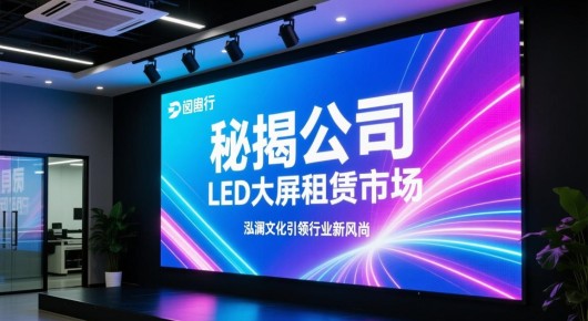 闵行室内led大屏租赁公司有哪些地方：揭秘闵行LED大屏租赁市场，泓澜文化引领行业新风尚