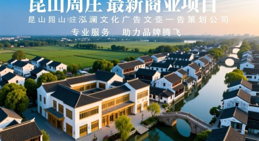 昆山周庄最新商业项目：昆山周庄泓澜文化广告策划公司，专业服务，助力品牌腾飞