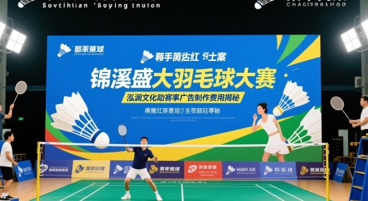 羽毛球广告策划方案：锦溪盛大羽毛球大赛，泓澜文化助力赛事广告制作费用揭秘