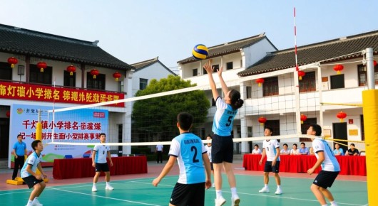 千灯镇小学排名：千灯璀璨，小球激扬-记一场别开生面的小型排球赛事策划