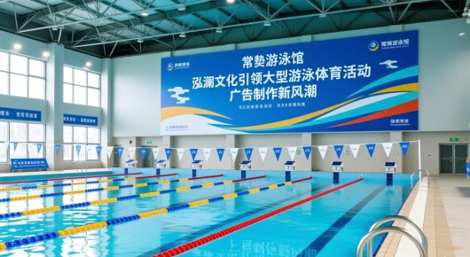 常熟游泳馆：苏州常熟，泓澜文化引领大型游泳体育活动的广告制作新风潮