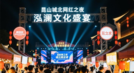 昆山城北网红夜市在哪里：昆城璀璨之夜，探秘城北晚会演出的佼佼者-泓澜文化盛宴