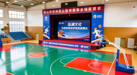 昆山市篮球场：苏州昆山篮球赛事会场布置专家-泓澜文化，为您的竞技梦想搭建舞台