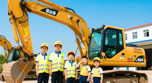 昆山哪里有挖掘机学校：昆山城南儿童挖掘机出租首选供应商-为您的宝贝打造快乐童年