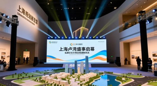 卢湾规划展览馆：上海卢湾盛事启幕，泓澜文化引领会场搭建新风尚